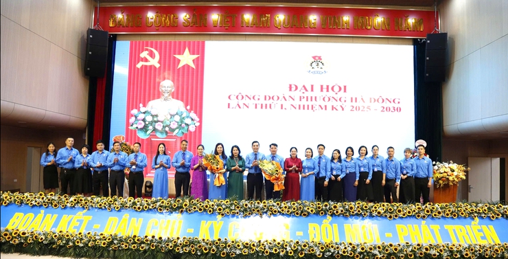Đại hội Công đoàn phường Hà Đông lần thứ I, nhiệm kỳ 2025- 2030 thành công tốt đẹp- Ảnh 4.