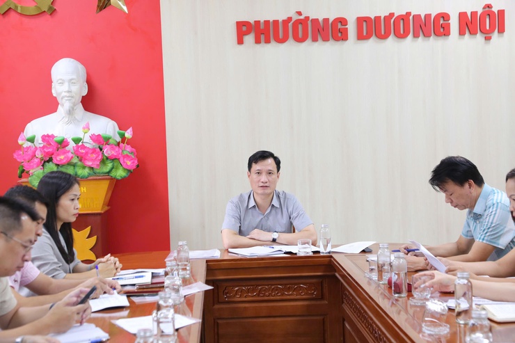 Chuẩn bị chu đáo các điều kiện sẵn sàng cho Lễ khai mạc Đại hội TDTT phường Dương Nội lần thứ I năm 2025- Ảnh 1.