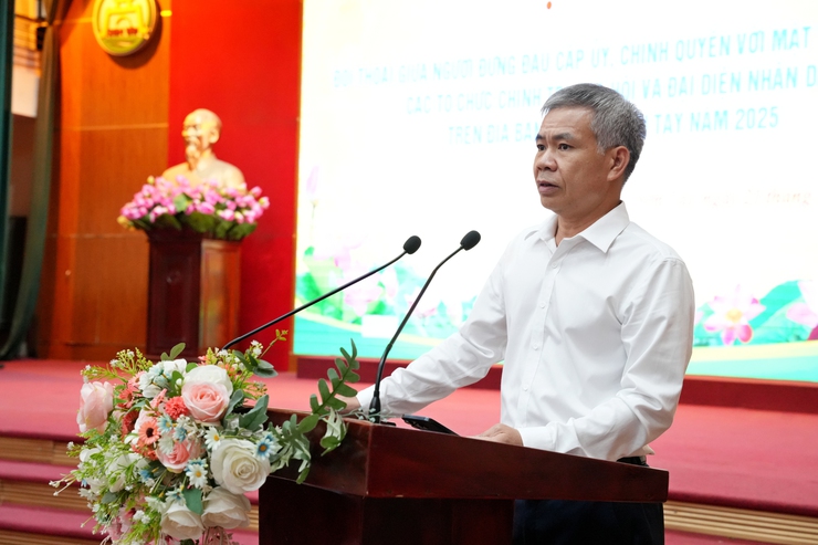 Hội nghị đối thoại giữa lãnh đạo phường với đại biểu nhân dân- Ảnh 1.
