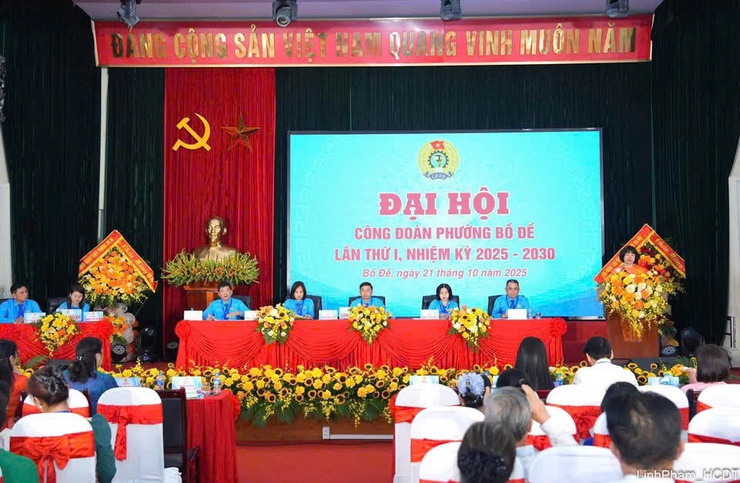 Đại hội Công đoàn phường Bồ Đề lần thứ I, nhiệm kỳ 2025 - 2030 thành công tốt đẹp- Ảnh 1.