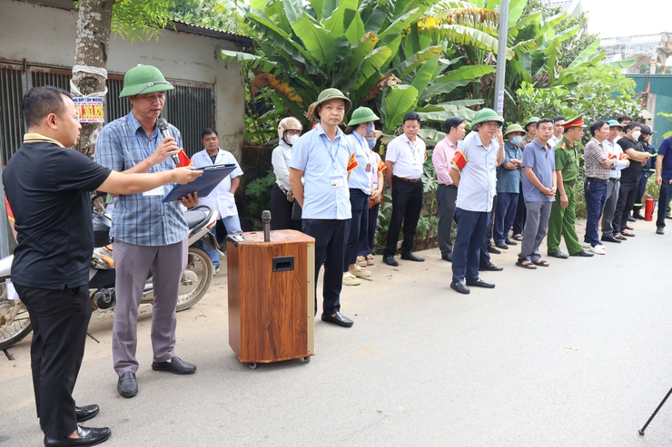 Xã Đoài Phương cưỡng chế giải phóng mặt bằng phục vụ Dự án nâng cấp, cải tạo tuyến tỉnh lộ 418- Ảnh 3.
