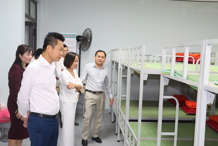Thường trực Đảng uỷ xã làm việc với Trường THCS Trần Phú- Ảnh 3.