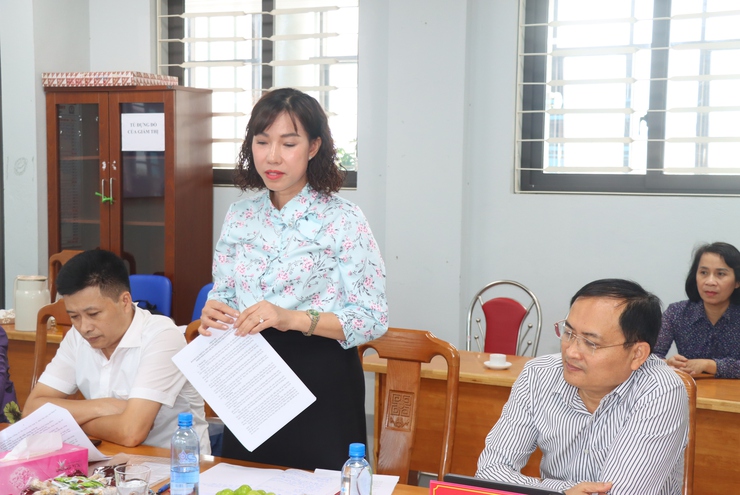 Thường trực Đảng uỷ xã làm việc với Trường THCS Trần Phú- Ảnh 18.