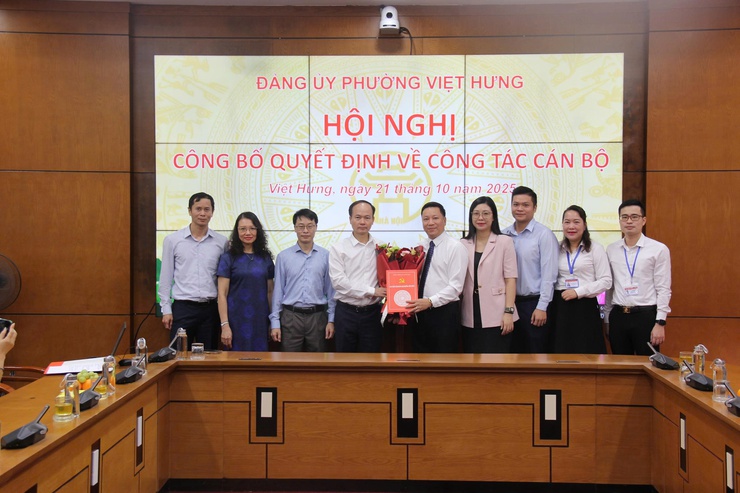 CÔNG BỐ QUYẾT ĐỊNH BỔ NHIỆM PHÓ TRƯỞNG BAN XÂY DỰNG ĐẢNG PHƯỜNG VIỆT HƯNG- Ảnh 6.