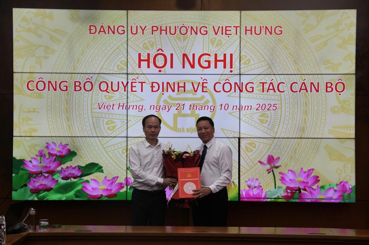 CÔNG BỐ QUYẾT ĐỊNH BỔ NHIỆM PHÓ TRƯỞNG BAN XÂY DỰNG ĐẢNG PHƯỜNG VIỆT HƯNG- Ảnh 4.