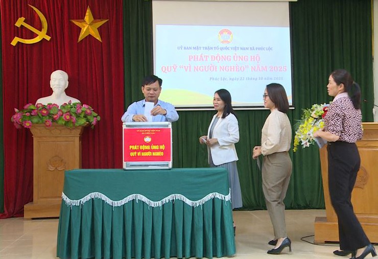 UBMTTQ Việt Nam, Trung tâm VH-TT&TT xã Phúc Lộc tổ chức phát động ủng hộ Quỹ "Vì người nghèo" năm 2025- Ảnh 5.