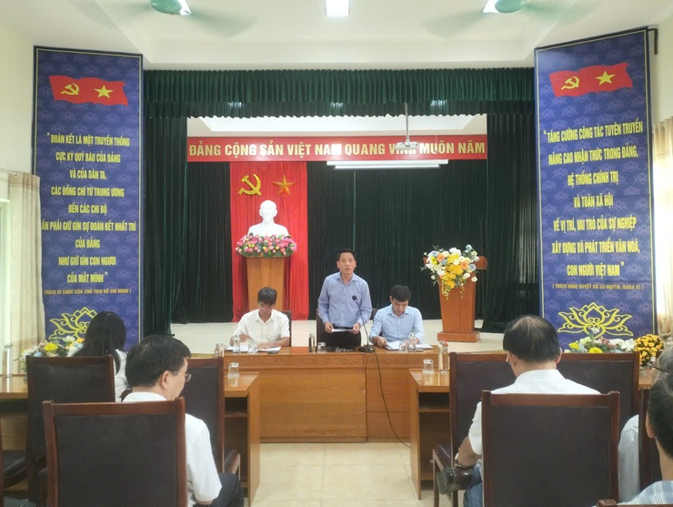 UBND phường Kiến Hưng tổ chức hội nghị nghe báo cáo công tác thu thuế đất phi nông nghiệp trên địa bàn- Ảnh 1.