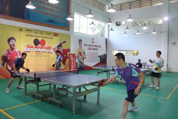 Hơn 100 vận động viên tham dự Giải cầu lông Đại hội Thể dục thể thao xã lần thứ I- Ảnh 9.
