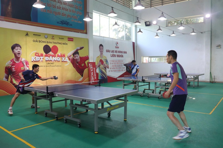 Hơn 100 vận động viên tham dự Giải cầu lông Đại hội Thể dục thể thao xã lần thứ I- Ảnh 8.