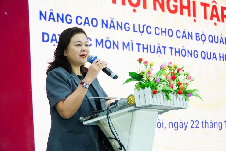 TẬP HUẤN NÂNG CAO NĂNG LỰC GIÁO VIÊN ÂM NHẠC, MỸ THUẬT THÔNG QUA GIÁO DỤC STEAM- Ảnh 1.