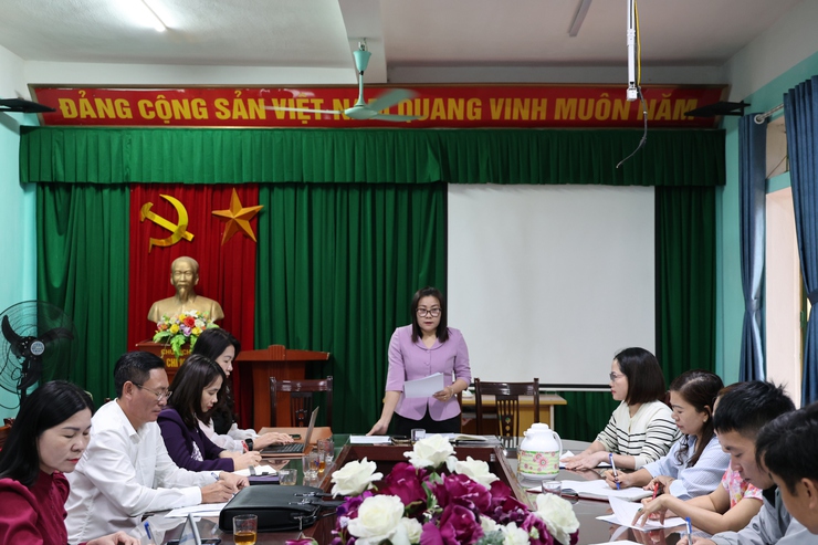 Thường trực Hội đồng nhân dân xã Phú Nghĩa tổ chức khảo sát cơ sở vật chất của một số trường học trên địa bàn xã- Ảnh 10.