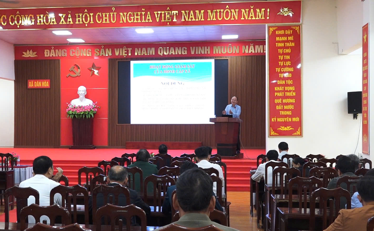 HỘI NGHỊ TẬP HUẤN NGHIỆP VỤ CHO ĐẠI BIỂU HỘI ĐỒNG NHÂN DÂN XÃ DÂN HÒA NHIỆM KỲ 2021 – 2026

- Ảnh 8.