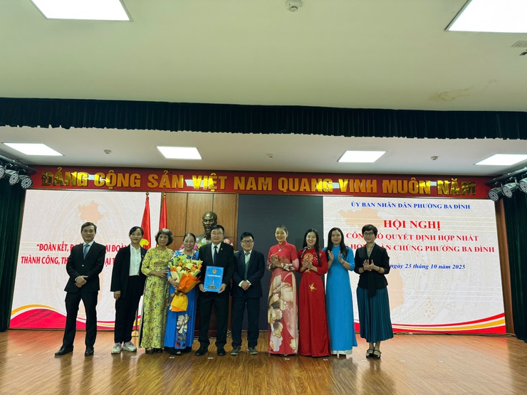 Phường Ba Đình công bố Quyết định hợp nhất các Hội quần chúng trên địa bàn- Ảnh 4.