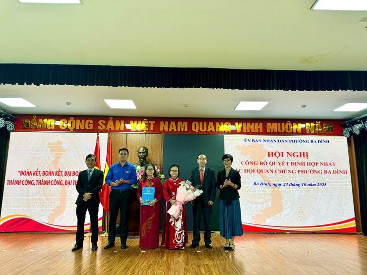 Phường Ba Đình công bố Quyết định hợp nhất các Hội quần chúng trên địa bàn- Ảnh 6.