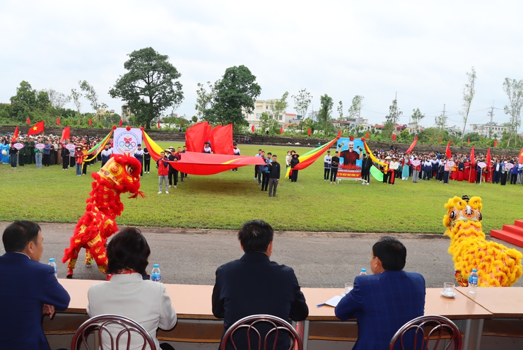 TỔNG DUYỆT LỄ KHAI MẠC ĐẠI HỘI TDTT XÃ PHÚ XUYÊN LẦN THỨ I, NĂM 2025- Ảnh 12.