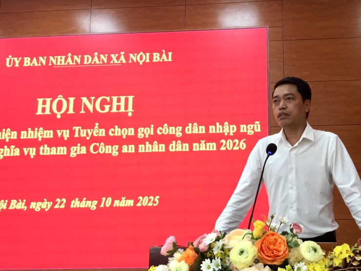 Xã Nội Bài triển khai kế hoạch tuyển chọn công dân nhập ngũ và tham gia công an nhân dân năm 2026- Ảnh 2.
