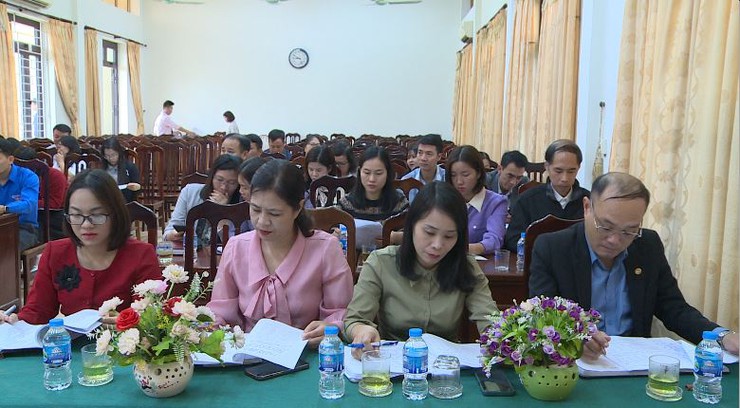 Hội nghị tập huấn nghiệp vụ công tác tín dụng chính sách cho đại diện cán bộ Hội đoàn thể cấp xã- Ảnh 3.