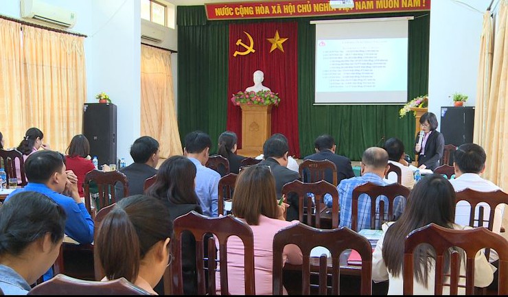 Hội nghị tập huấn nghiệp vụ công tác tín dụng chính sách cho đại diện cán bộ Hội đoàn thể cấp xã- Ảnh 1.