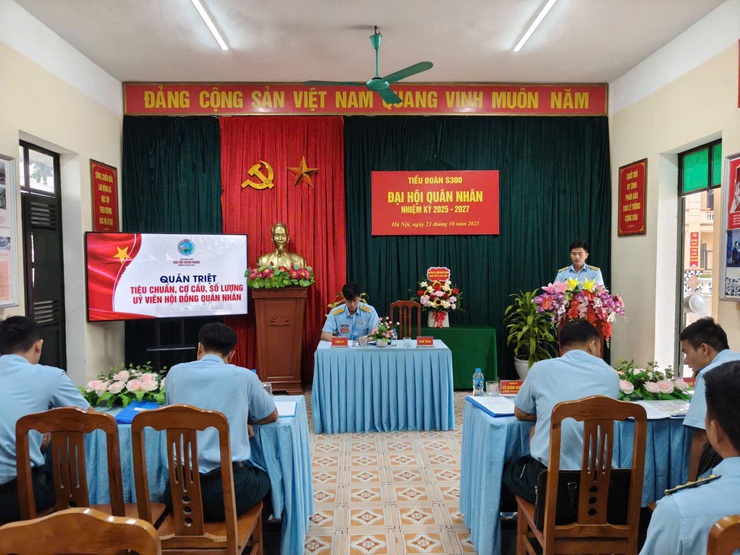 Tiểu đoàn S300, Trung đoàn 64 tổ chức Đại hội Quân nhân nhiệm kỳ 2025 - 2027- Ảnh 3.