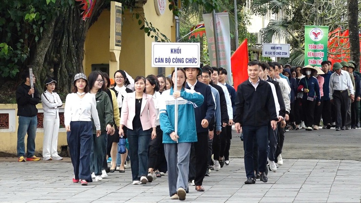 XÃ TAM HƯNG TỔNG DUYỆT CHƯƠNG TRÌNH ĐẠI HỘI THỂ DỤC THỂ THAO LẦN THỨ NHẤT NĂM 2025- Ảnh 3.