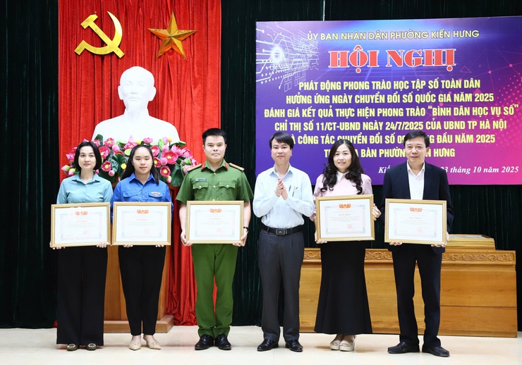 Phường Kiến Hưng phát động phong trào học tập số toàn dân- Ảnh 2.