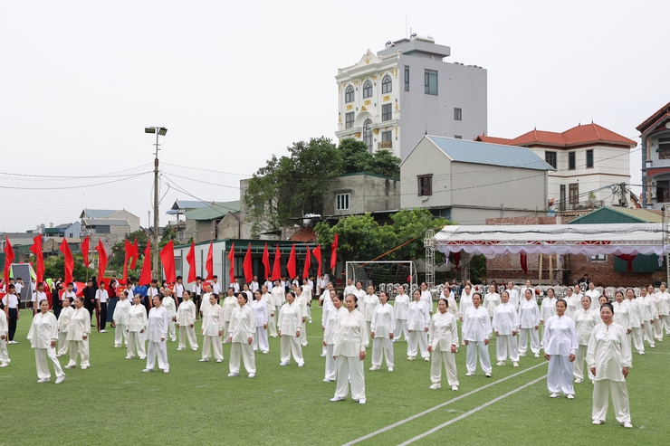 Phú Nghĩa tổng duyệt Chương trình Lễ Khai mạc Đại hội Thể dục thể thao xã lần thứ nhất, năm 2025
- Ảnh 7.