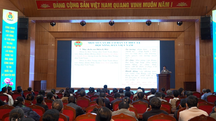 Khai mạc lớp bồi dưỡng nghiệp vụ công tác Hội nông dân năm 2025- Ảnh 4.
