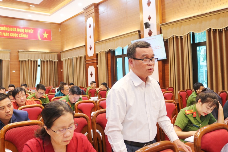 Hội đồng nghĩa vụ quân sự xã  Quốc Oai tổ chức hội nghị xét duyệt công dân sơ tuyển nghĩa vụ quân sự và thực hiện nghĩa vụ công an nhân dân năm 2026- Ảnh 6.