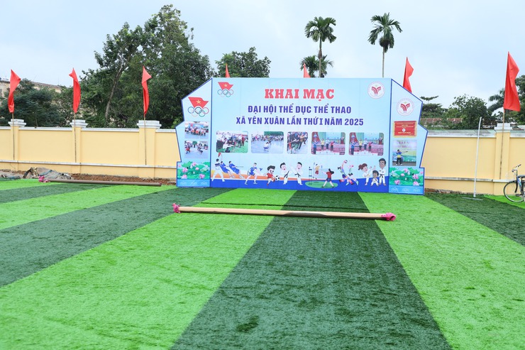 Xã Yên Xuân tích cực chuẩn bị cho Lễ khai mạc Đại hội TDTT xã Yên Xuân lần I, năm 2025- Ảnh 3.