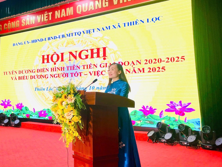 Xã Thiên Lộc tổ chức Hội nghị tuyên dương Điển hình tiên tiến giai đoạn 2020-2025, Người tốt - Việc tốt năm 2025- Ảnh 19.