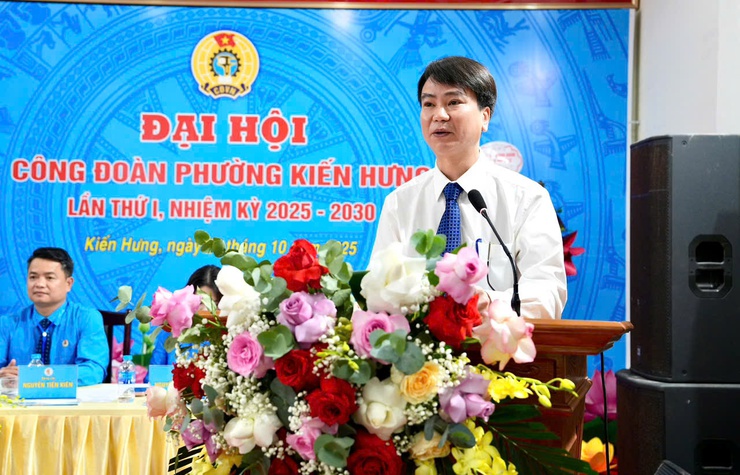 Công đoàn phường Kiến Hưng chăm lo bảo vệ quyền, lợi ích hợp pháp, chính đáng của đoàn viên, người lao động- Ảnh 4.