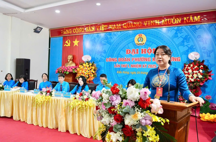 Công đoàn phường Kiến Hưng chăm lo bảo vệ quyền, lợi ích hợp pháp, chính đáng của đoàn viên, người lao động- Ảnh 3.