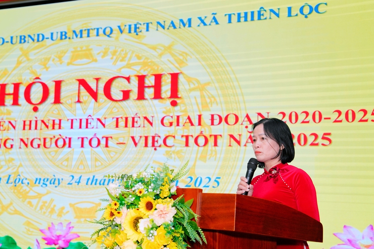 Xã Thiên Lộc tổ chức Hội nghị tuyên dương Điển hình tiên tiến giai đoạn 2020-2025, Người tốt - Việc tốt năm 2025- Ảnh 26.