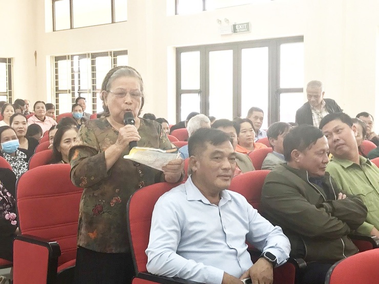 ĐỐI THOẠI GIỮA NGƯỜI ĐỨNG ĐẦU CẤP UỶ, CHÍNH QUYỀN VỚI MTTQ VÀ CÁC TỔ CHỨC CHÍNH TRỊ XÃ HỘI VÀ NHÂN DÂN XÃ NỘI BÀI- Ảnh 3.