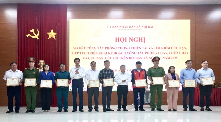 Xã Nội Bài sơ kết công tác PCTT&TKCN, triển khai công tác PCCC&CHCN- Ảnh 3.