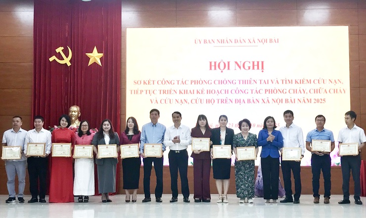 Xã Nội Bài sơ kết công tác PCTT&TKCN, triển khai công tác PCCC&CHCN- Ảnh 4.