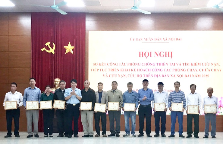Xã Nội Bài sơ kết công tác PCTT&TKCN, triển khai công tác PCCC&CHCN- Ảnh 7.