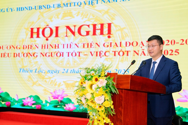 Xã Thiên Lộc tổ chức Hội nghị tuyên dương Điển hình tiên tiến giai đoạn 2020-2025, Người tốt - Việc tốt năm 2025- Ảnh 18.