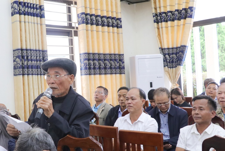 Hội nghị tiếp xúc, đối thoại  giữa Bí thư, Chủ tịch HĐND, UBND xã Trần Phú với MTTQ, các đoàn thể chính trị xã hội, đại diện nhân dân trên địa bàn xã- Ảnh 3.
