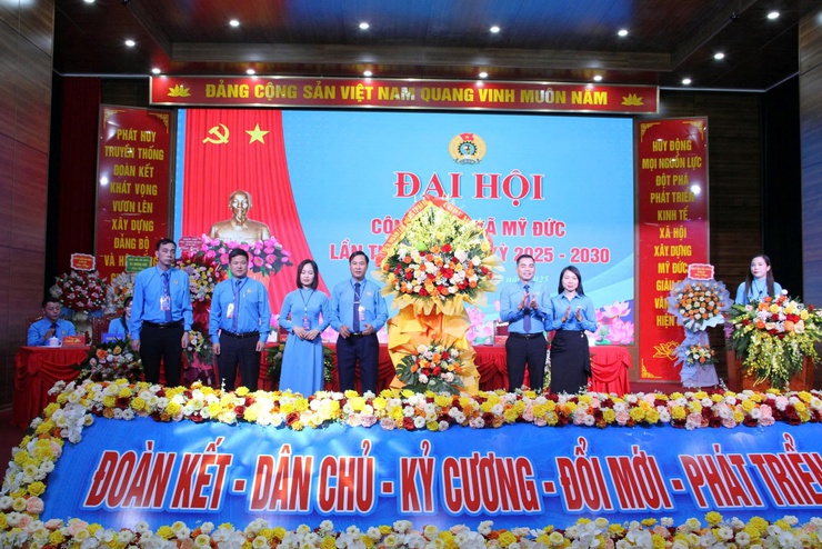 Công đoàn xã Mỹ Đức điểm tựa vững chắc của công đoàn viên- Ảnh 1.