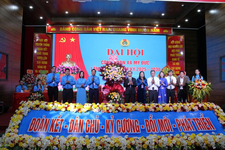 Công đoàn xã Mỹ Đức điểm tựa vững chắc của công đoàn viên- Ảnh 2.