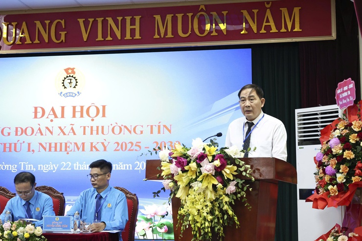 Đại hội Công đoàn xã Thường Tín lần thứ I, nhiệm kỳ 2025-2030- Ảnh 12.