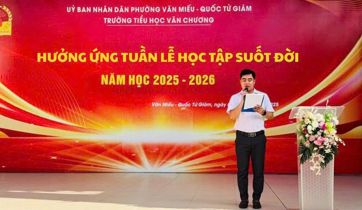 PHƯỜNG VĂN MIẾU – QUỐC TỬ GIÁM HƯỞNG ỨNG TUẦN LỄ HỌC TẬP SUỐT ĐỜI NĂM 2025- Ảnh 1.