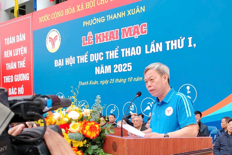 Phường Thanh Xuân: Tổ chức thành công khai mạc Đại hội thể dục thể thao lần thứ I năm 2025- Ảnh 2.