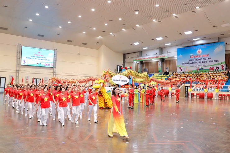 TƯNG BỪNG ĐẠI HỘI THỂ DỤC THỂ THAO PHƯỜNG CẦU GIẤY- Ảnh 5.