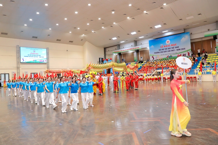TƯNG BỪNG ĐẠI HỘI THỂ DỤC THỂ THAO PHƯỜNG CẦU GIẤY- Ảnh 10.