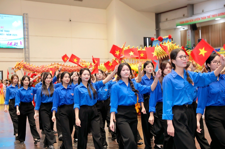 TƯNG BỪNG ĐẠI HỘI THỂ DỤC THỂ THAO PHƯỜNG CẦU GIẤY- Ảnh 9.