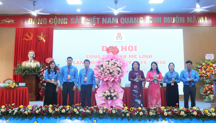 Đại hội Công đoàn xã Mê Linh lần thứ nhất nhiệm kỳ 2025 – 2030 thành công tốt đẹp- Ảnh 2.