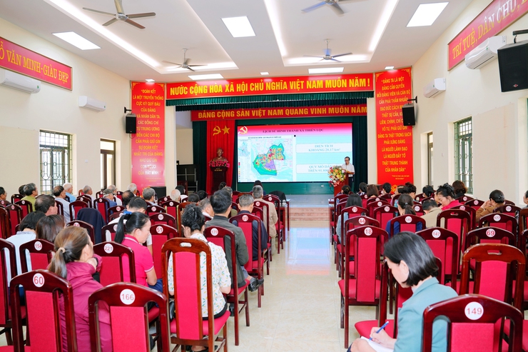 Hội nghị truyên truyền, quán triệt, triển khai Nghị quyết Đại hội Đảng bộ xã Thiên Lộc khóa I và các Chương trình trọng tâm toàn khóa; Báo cáo kết quả Đại hội đại biểu Đảng bộ thành phố Hà Nội khóa XVIII, nhiệm kỳ 2025-2030- Ảnh 4.