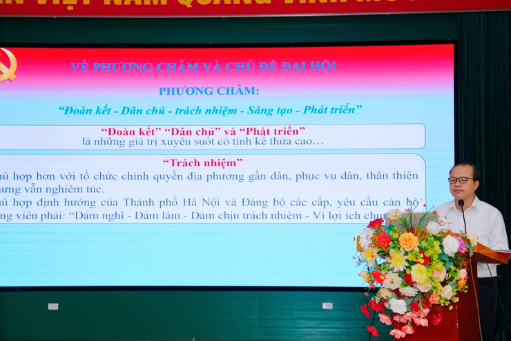 Hội nghị truyên truyền, quán triệt, triển khai Nghị quyết Đại hội Đảng bộ xã Thiên Lộc khóa I và các Chương trình trọng tâm toàn khóa; Báo cáo kết quả Đại hội đại biểu Đảng bộ thành phố Hà Nội khóa XVIII, nhiệm kỳ 2025-2030- Ảnh 10.